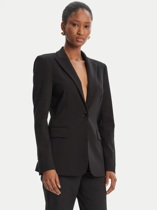 PINKO Marynarka 104903 A24C Czarny Regular Fit