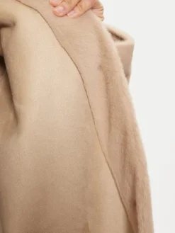 PINKO Płaszcz przejściowy 103836 A1ZN Beżowy Regular Fit