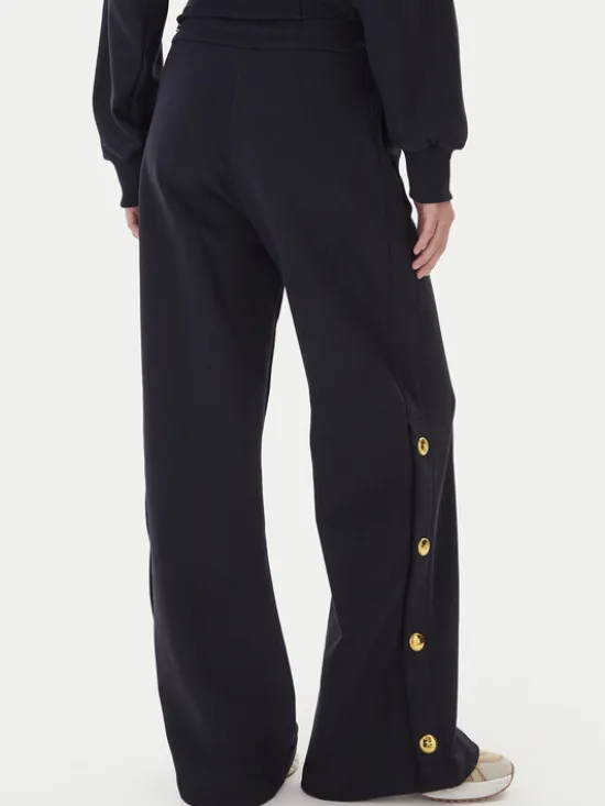 PINKO Spodnie dresowe Pasticciato 105649 A2TC Granatowy Regular Fit