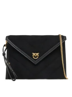 PINKO Torebka Flat Purse Handle AI 25-26 PCPL 104820 A2JH Czarny
