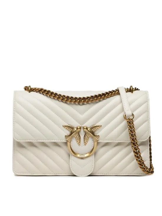 PINKO Torebka Love One Classic 100941 A0GK Biały