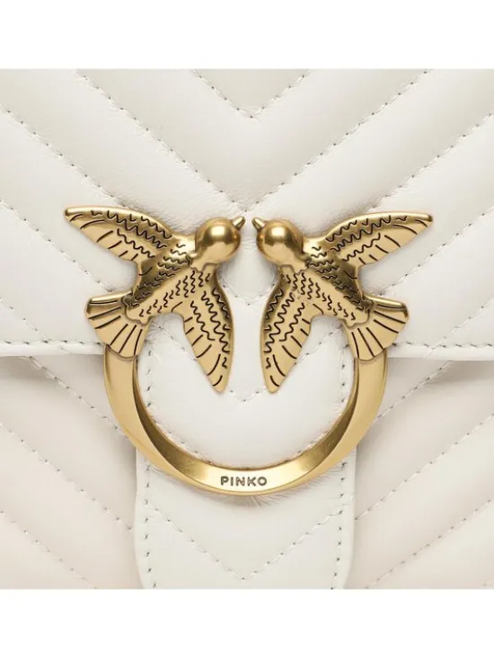 PINKO Torebka Love One Classic 100941 A0GK Biały