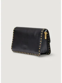 PINKO Torebka LOVE ONE SLOUCHY CL STUDS SMAL Czarny
