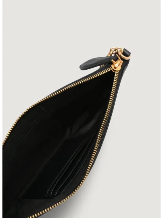 PINKO Torebka NEW HORIZONTAL FLAT VITELLO SE Czarny