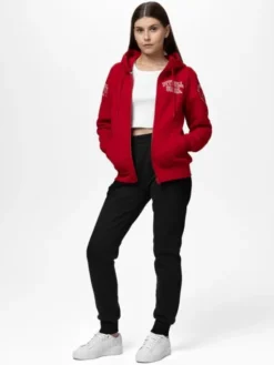 PITBULL Bluza FIORA Czerwony Regular Fit