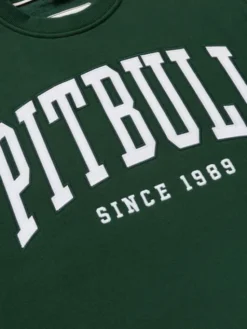 PITBULL Bluza NORTON Zielony Regular Fit