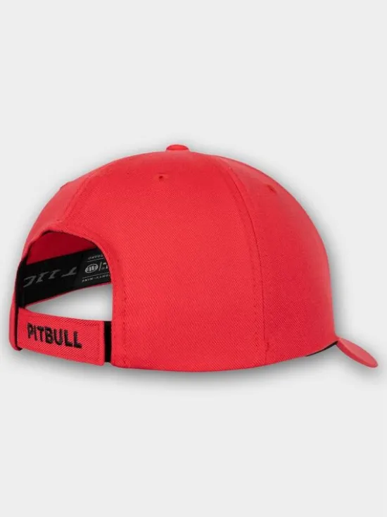 PITBULL Czapka z daszkiem ATHLETIC Czerwony