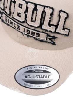 PITBULL Czapka z daszkiem Czapka Snapback Pitbull Since 1989 uniwersalny Beżowy
