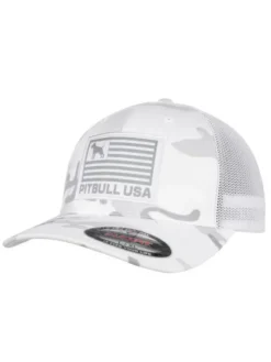 PITBULL Czapka z daszkiem Czapka Full Cap PITBULL USA S/M Biały
