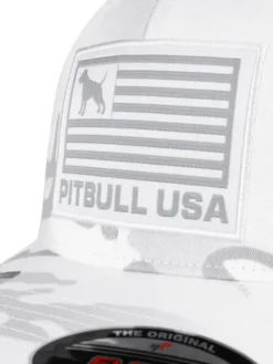 PITBULL Czapka z daszkiem Czapka Full Cap PITBULL USA S/M Biały