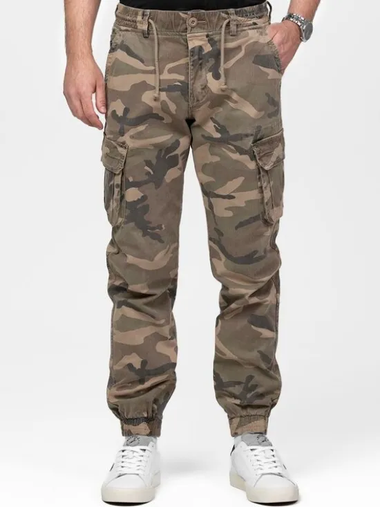PITBULL Jeansy PROCTOR Khaki Regular Fit