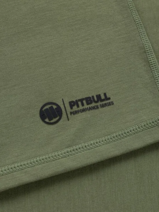 PITBULL Koszulka techniczna Casual Sport HILLTOP Zielony Regular Fit
