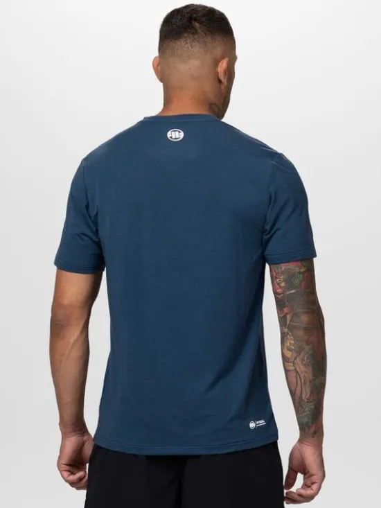 PITBULL Koszulka techniczna Casual Sport HILLTOP Niebieski Regular Fit