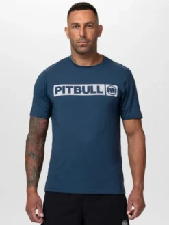 PITBULL Koszulka techniczna Casual Sport HILLTOP Niebieski Regular Fit