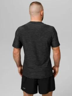 PITBULL Koszulka techniczna Casual Sport Hilltop Czarny Regular Fit
