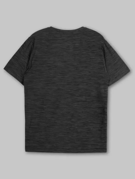 PITBULL Koszulka techniczna Casual Sport Hilltop Czarny Regular Fit