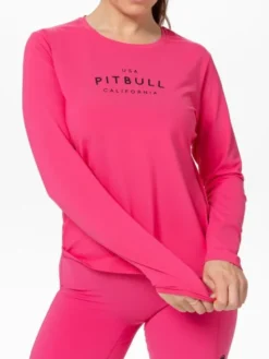 PITBULL Koszulka techniczna AVENIDA Różowy Regular Fit