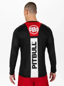 PITBULL Koszulka techniczna Hilltop Sports Czarny Regular Fit