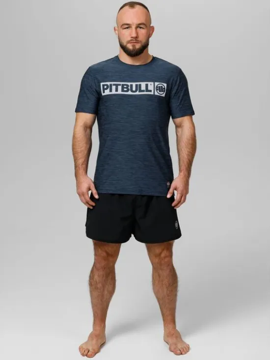 PITBULL Koszulka techniczna Casual Sport Hilltop Granatowy Regular Fit