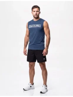 PITBULL Koszulka techniczna Casual Sport HILLTOP Niebieski Regular Fit