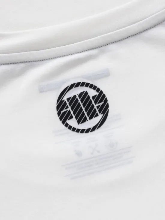 PITBULL Koszulka techniczna Casual Sport HILLTOP Biały Regular Fit