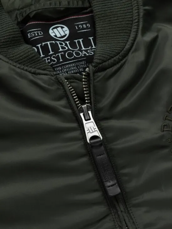PITBULL Kurtka przejściowa HACKET Zielony Regular Fit
