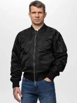 PITBULL Kurtka przejściowa MA-1 AKRON Czarny Regular Fit