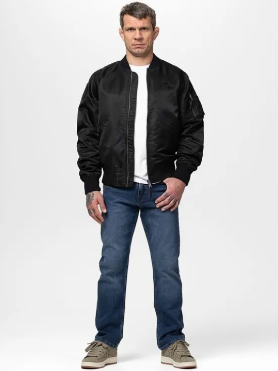 PITBULL Kurtka przejściowa MA-1 AKRON Czarny Regular Fit