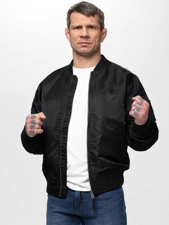 PITBULL Kurtka przejściowa MA-1 AKRON Czarny Regular Fit
