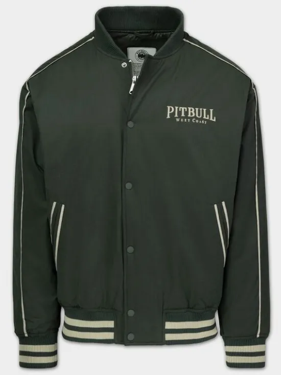 PITBULL Kurtka przejściowa RADFORD Zielony Regular Fit