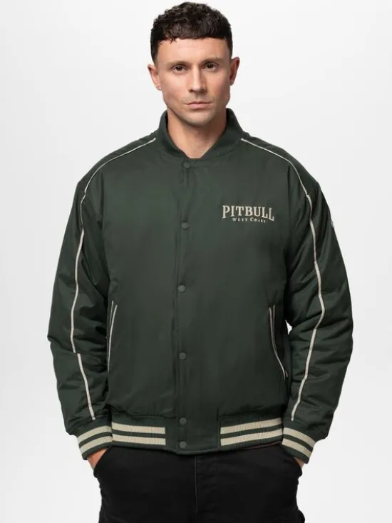 PITBULL Kurtka przejściowa RADFORD Zielony Regular Fit