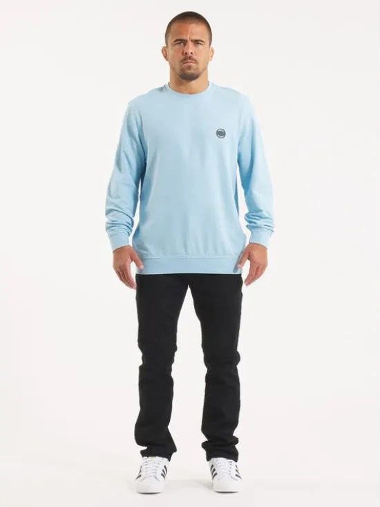 PITBULL Longsleeve Pique Rockey Niebieski jasny Regular Fit