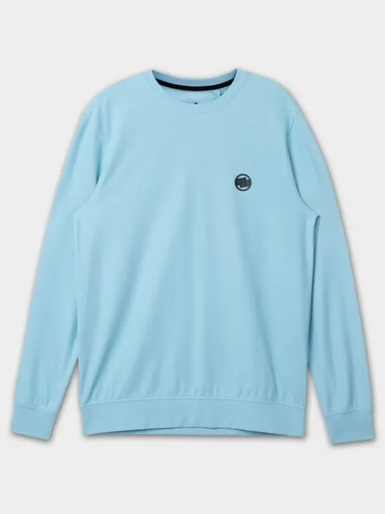 PITBULL Longsleeve Pique Rockey Niebieski jasny Regular Fit