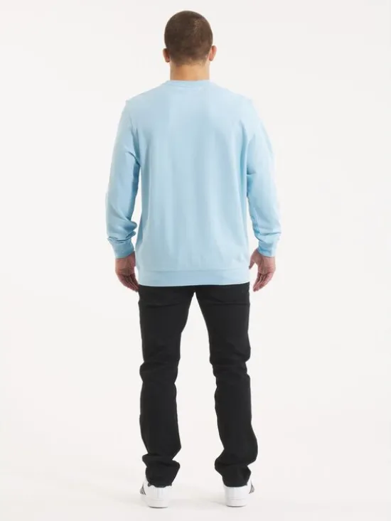 PITBULL Longsleeve Pique Rockey Niebieski jasny Regular Fit