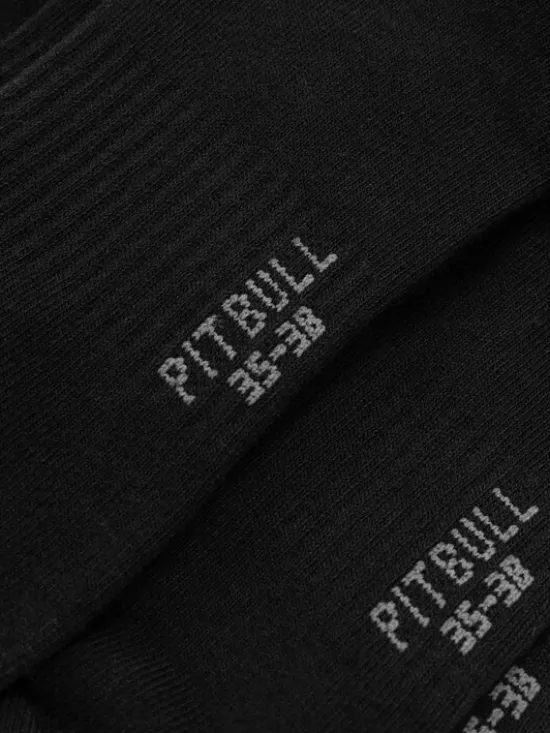 PITBULL Skarpety długie High Crew HILLTOP Czarny