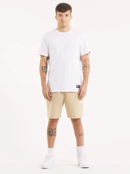 PITBULL Szorty materiałowe SMALL LOGO NUGGET Beżowy Regular Fit