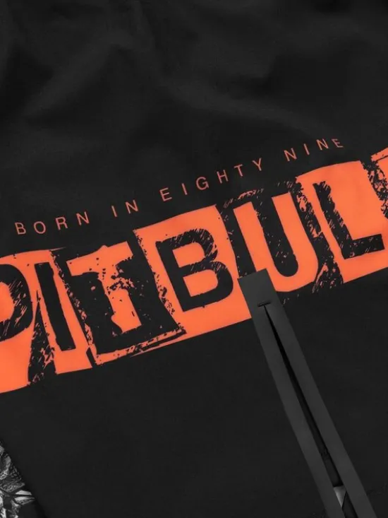 PITBULL Szorty sportowe BLACKY Czarny Regular Fit