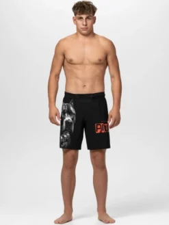 PITBULL Szorty sportowe BLACKY Czarny Regular Fit