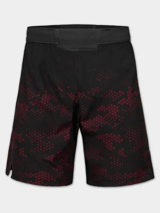 PITBULL Szorty sportowe HEX CAMO HILLTOP Czarny Regular Fit