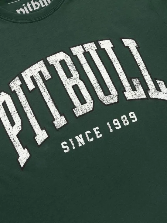 PITBULL T-Shirt NORTON Zielony Regular Fit
