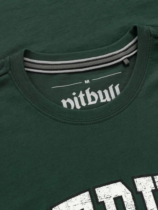 PITBULL T-Shirt NORTON Zielony Regular Fit