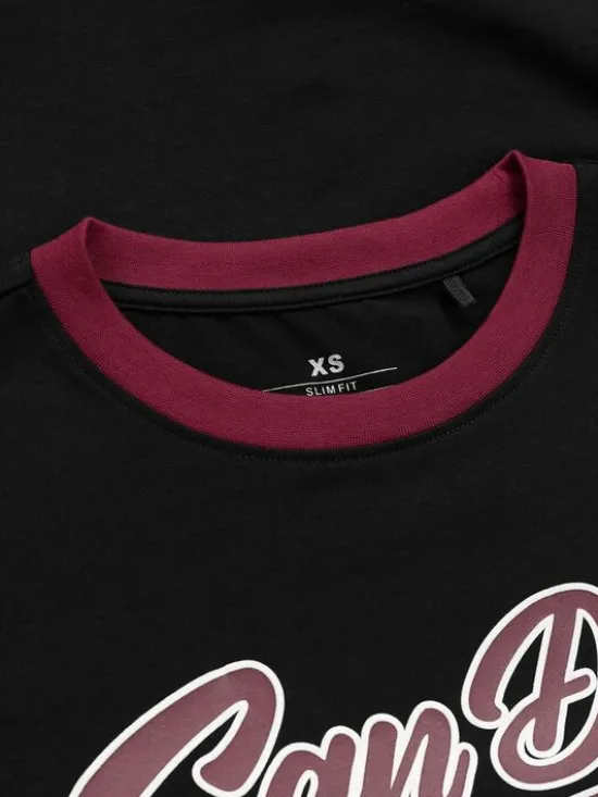 PITBULL T-Shirt SAN DIEGO ANGEL Czarny Regular Fit