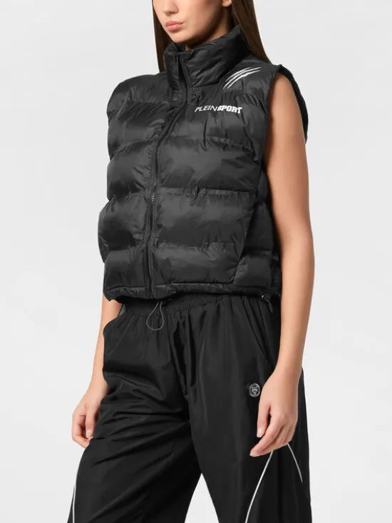 Plein Sport Bezrękawnik 22961 Czarny Regular Fit