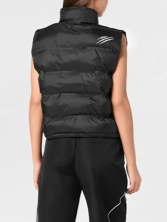 Plein Sport Bezrękawnik 22961 Czarny Regular Fit