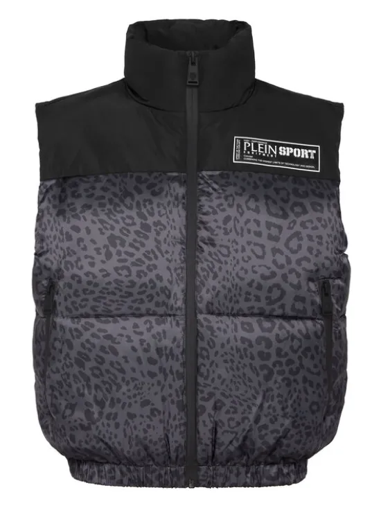 Plein Sport Bezrękawnik 10161 Czarny Regular Fit