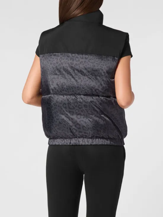 Plein Sport Bezrękawnik 10161 Czarny Regular Fit