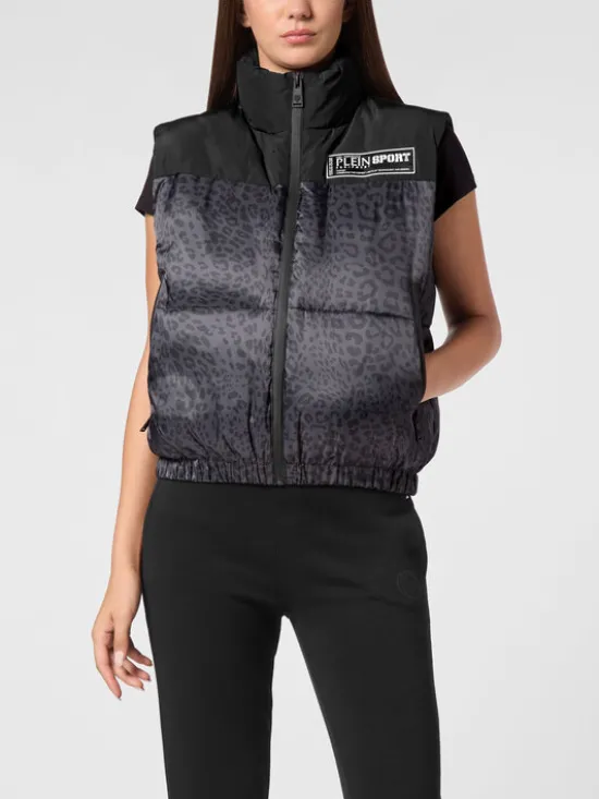 Plein Sport Bezrękawnik 10161 Czarny Regular Fit