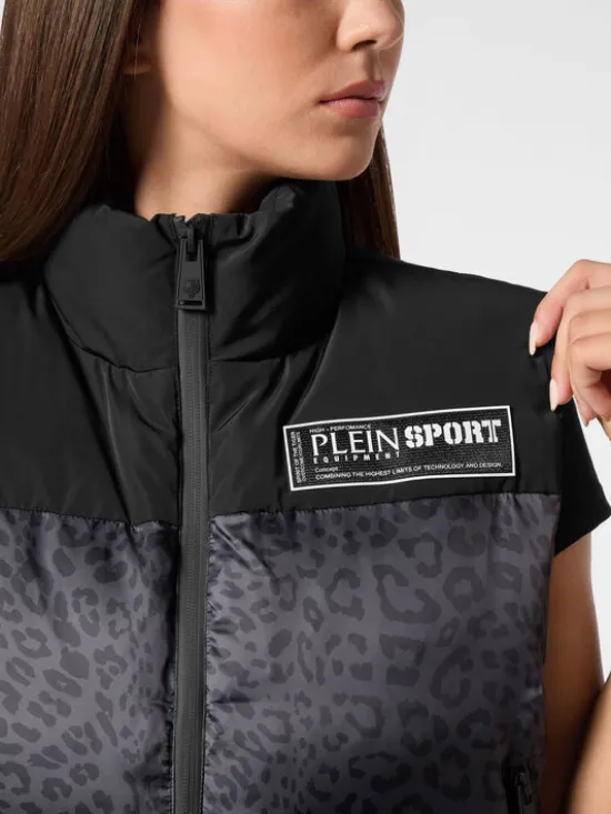 Plein Sport Bezrękawnik 10161 Czarny Regular Fit