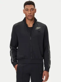 Plein Sport Bluza FAEC MJB3816 STE003N Czarny Regular Fit