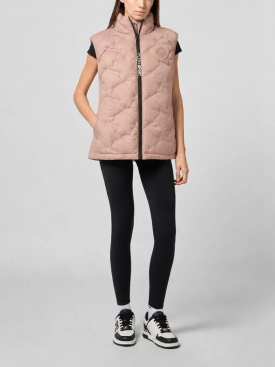 Plein Sport Kamizelka 23971 Różowy Regular Fit
